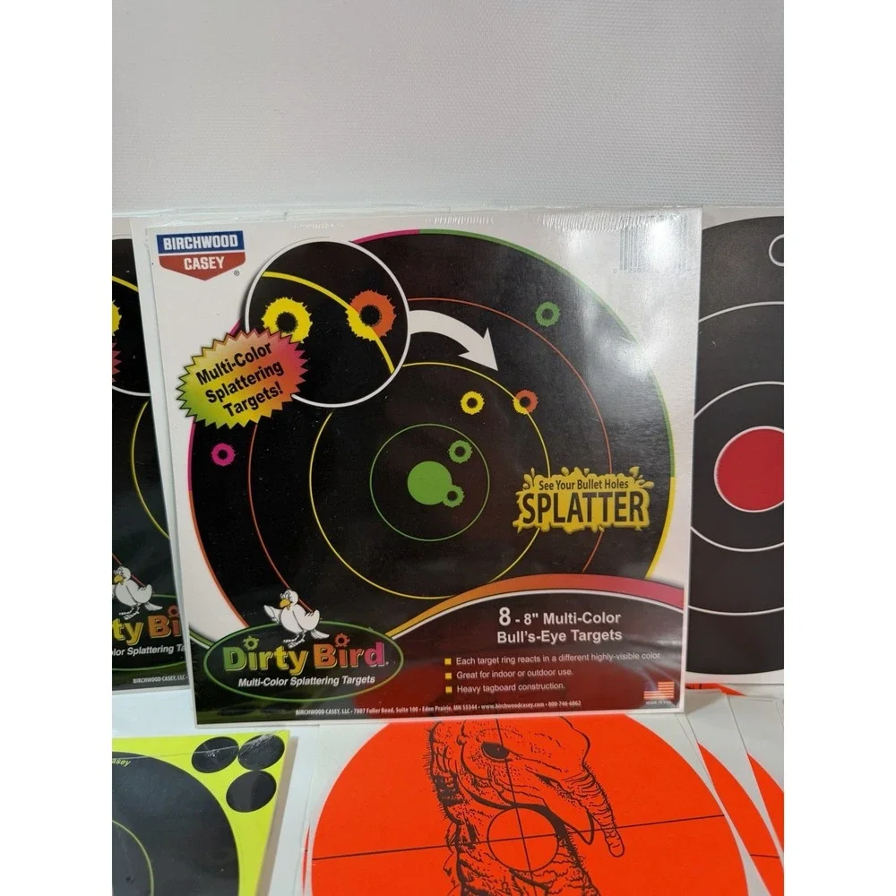 Birchwood Casey Shoot-N-C & Dirty Bird Sports Target Variety Lot, 144pc
